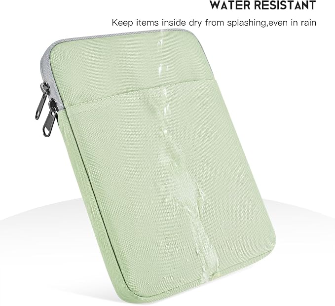 9-11 inch iPad Carrying Sleeve, Shockproof Travel Tablet Case for iPad Pro 11 M5 M4 2025, iPad Air 11 M4 M3/ 10.5 M2/ Pro 11 M2/ 10th 10.9, Galaxy Tab A9+ 11" Bag -Mint Green