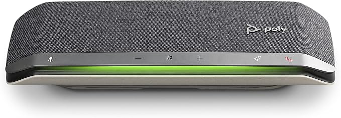 Poly - Sync 40+ Bluetooth Smart Speakerphone (Plantronics) - Flexible Work Spaces - Connect to PC/Mac via Included BT600 Dongle and Smartphones via Bluetooth - Works with Teams, Zoom & More