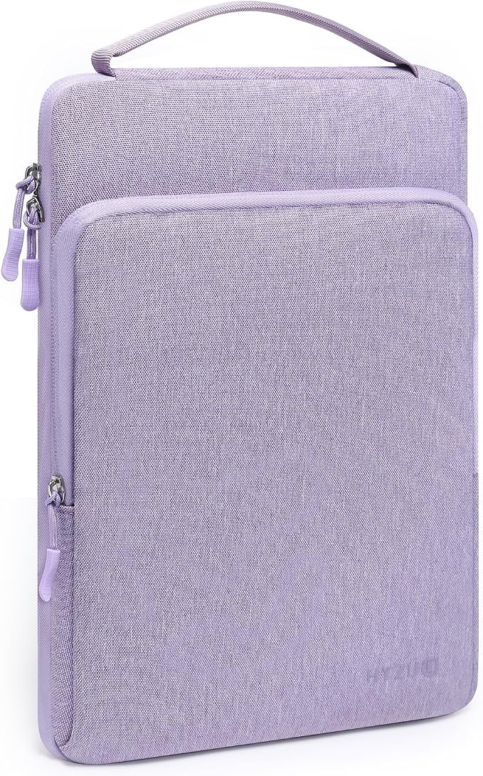 HYZUO 17-17.3 Inch Laptop Bag Case Sleeve for 17" 17.3" HP/Dell/Lenovo/ASUS/Acer/LG/MSI Gaming Laptop/Razer Blade 17/18, Notebook Carrying Briefcase for Men Women, Lilac Purple