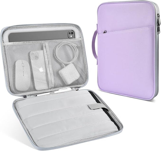13 inch iPad Carrying Bag for 2026 2025 13 Inch iPad Pro M5/M4, iPad Air M4 M3 M2, Protective Sleeve Case, Fit with Apple Pencil or Smart Keyboard, Purple
