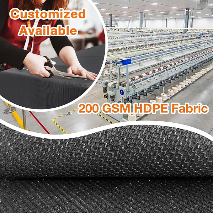Artpuch Outdoor Pergola Shade Cover 6x10 FT Sun Shade Cloth with Grommets Dark Grey 90% UV Protection Canopy Patio Privacy Screen (Customized Available)