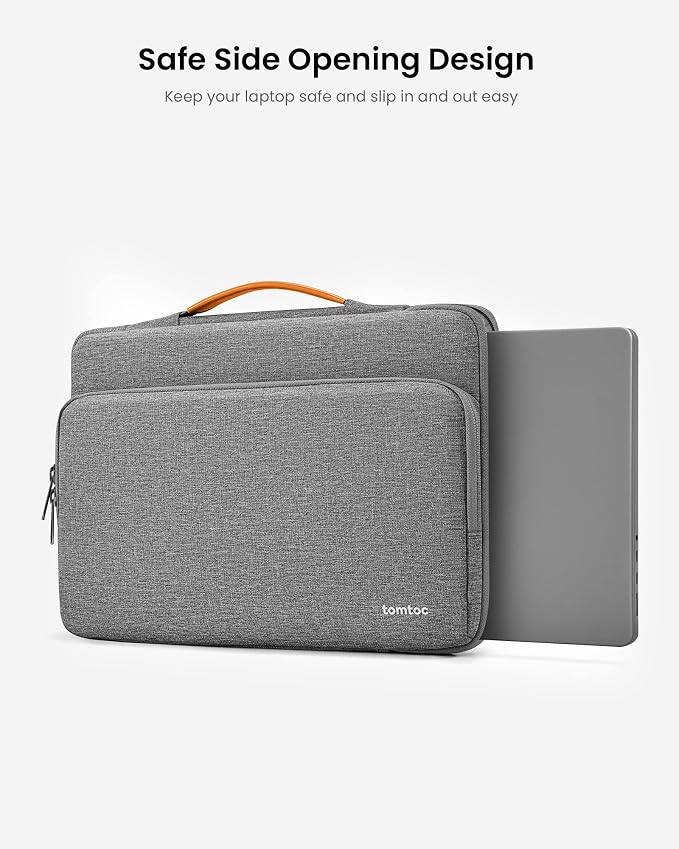tomtoc 360 Protective Laptop Case for 15-inch New MacBook Air M5/A3448 2026, M4/A3241 M3/A3114 M2/A2941, 15" Microsoft Surface Laptop 7/6, Dell XPS 15 Plus, 15 Inch MacBook Pro, Acer HP Chromebook 14