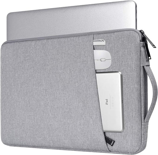 17.3 Inch Laptop Case Bag for HP 17.3 / Envy 17 17t/ Pavilion 17, Acer Nitro 5, Lenovo IdeaPad 3 17, ASUS VivoBook Pro 17 Carrying Protective Case(Light Grey)