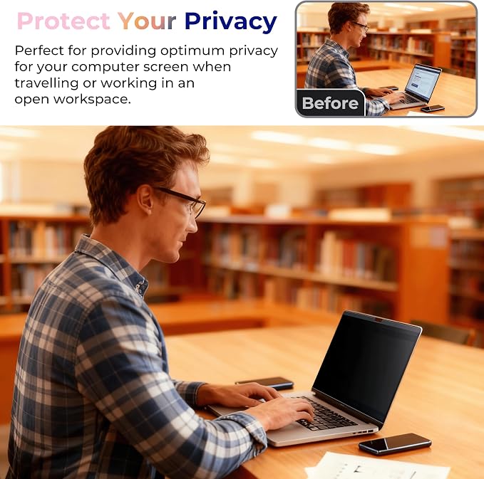 Magnetic Privacy Screen for Macbook Air 13.6/13 Inch