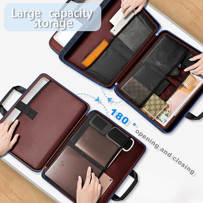 ZINZ Expandable Laptop Case 15.6 Inch Sleeve, Protective Carrying Case Compatible with MacBook Neo 16", MacBook Pro 16"/15.4", Dell XPS 16" and Most 15" 15.6" 16" Notebook，B01BL01