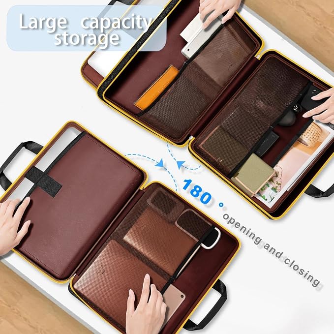 ZINZ Expandable Laptop Case 15.6 Inch Sleeve, Protective Carrying Case Compatible with MacBook Neo 16", MacBook Pro 16"/15.4", Dell XPS 16" and Most 15" 15.6" 16" Notebook，B01YL01