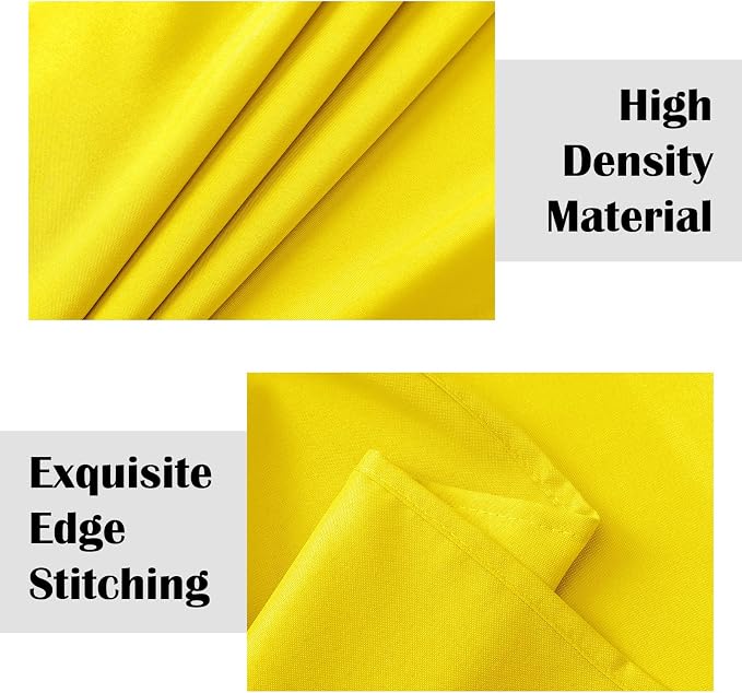 Sugargirl 10X10FT Yellow Backdrop Background for Photography, Photo Backdrop Yellow Screen Photo Booth Backdrop for Photoshoot Party Video(1 Panel)