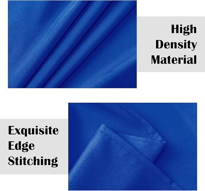 Sugargirl Royal Blue Backdrop Background for Photography, 8X10FT Photo Backdrop Royal Blue Screen Photo Booth Backdrop for Photoshoot Party Video(1 Panel)