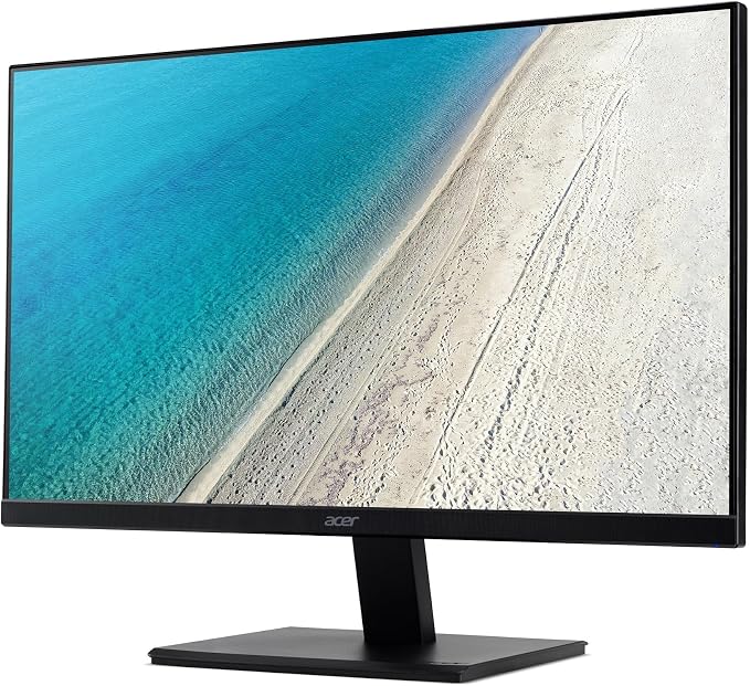 acer 24" Vero FHD IPS Monitor with 4 ms Response Time, Anti-Glare, Adaptive Sync, Integrated Speakers, VESA Mount (100mm) & Dockztorm Hub, Black Color 2 Pack & ErgoFlexy Dual Monitor Mount