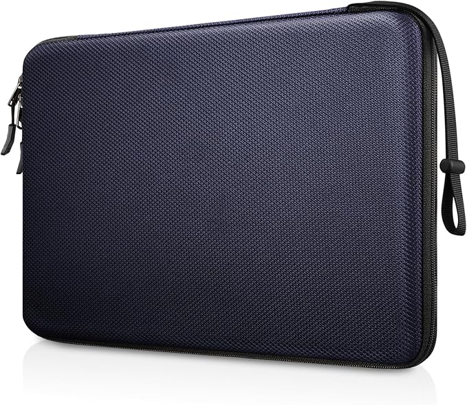 FINPAC Hard Laptop Sleeve Case for MacBook Neo A18 Pro, 13 inch MacBook Air 2026 M5/M4/M3/M2/M1, 14 inch MacBook Pro 2026 M5/M4/M3/M2 Pro/Max, Waterproof Case for Dell, Surface Laptop, Acer, Deep Blue