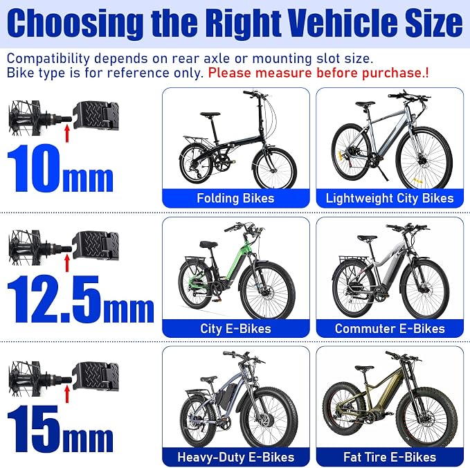 TOBWOLF 2PCS Bike Rear Pedals, Aluminium Bicycle Foot Peg, Non-Slip Ebike Foot Pegs for Passenger, Folding Rear Bicycle Footrest Pedals for E-Bike, Mountain Bike, Folding Bicycle