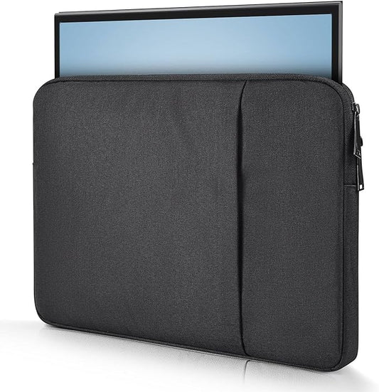 Portable Monitor Case 15.6 16.1 Inch, Carrying Sleeve for Most 15.6-16.1 Inch Portable Monitor with Front Pocket, 15"x10.8" Black