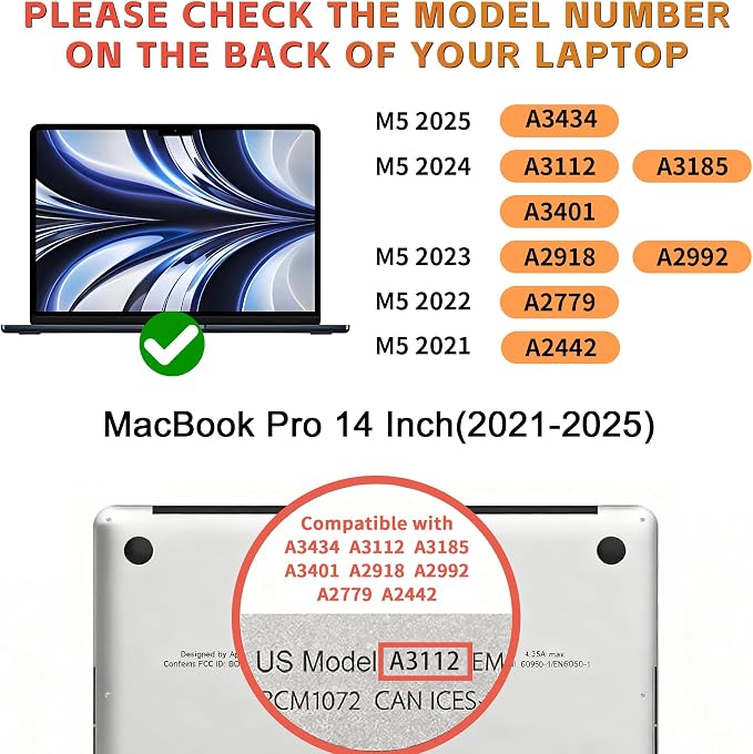 Juvraixo Magnetic Privacy Screen Protector for Macbook Pro 14 Inch (2021-2024, M1, M2, M3, M4), Matte Removable Private Anti Blue Light Glare for 14.2" Mac Pro Laptop Computer