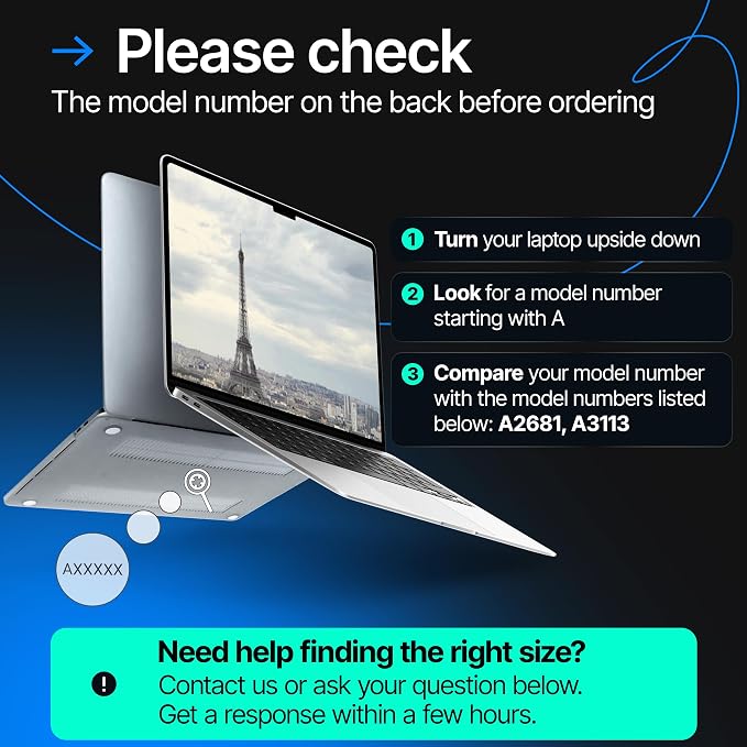 Magnetic Privacy Screen Compatible with MacBook Air 13.6" 2022, 2023, 2024, 2025, M2, M3, M4 Anti-Blue Light Laptop Screen Protector Filter Blue Light Blocking Filter