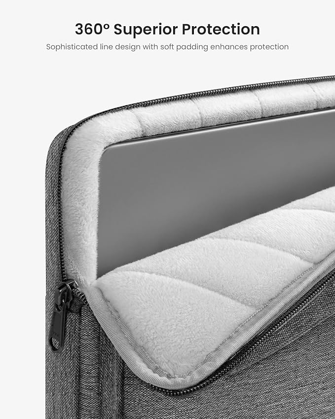 tomtoc Laptop Shoulder Bag for 2026 14 Inch MacBook Pro M5/M4/M3/M2/M1 Pro/Max 2026-2021, 13.5-14.4 Surface Laptop 7/6/Studio 2, Surface Book 3, 360 Protective Case Fit Asus VivoBook