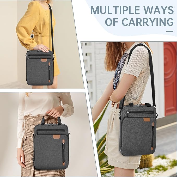 Laptop Sleeve Bag, Padded Carrying Case for MacBook Pro M3/M2 14" /13", MacBook Air 13.6" M3/M2 2024/2022, Surface Pro AI PC/9/8 13",Protective Bag with Accessory Pocket