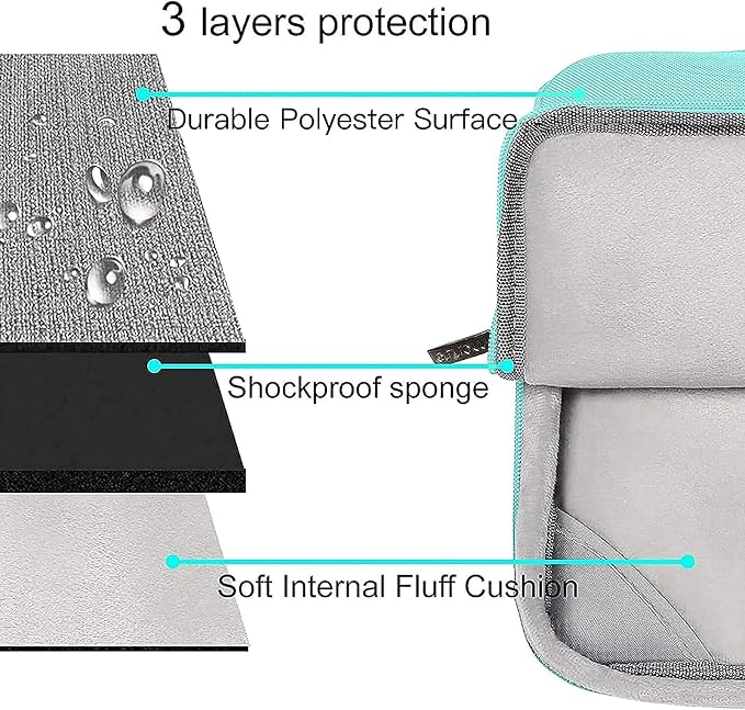 MOSISO Compatible with MacBook Air 15 inch Case M5 2026 M4 2025 M3 M2 2024 2023 A3448 A3241 A3114 A2941,Protective Hard Shell&Carrying Sleeve Bag&Keyboard Cover&Webcam Cover&ScreenFilm, Turquoise