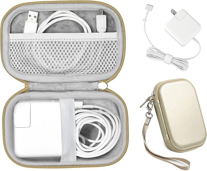 Handy Case for MacBook Air Pro Charger MagSafe 1/2 Power Adapter, iPhone 14/15/16 Pro, Max Charger, USB C/Type C Hub, USB Multiport Adapter