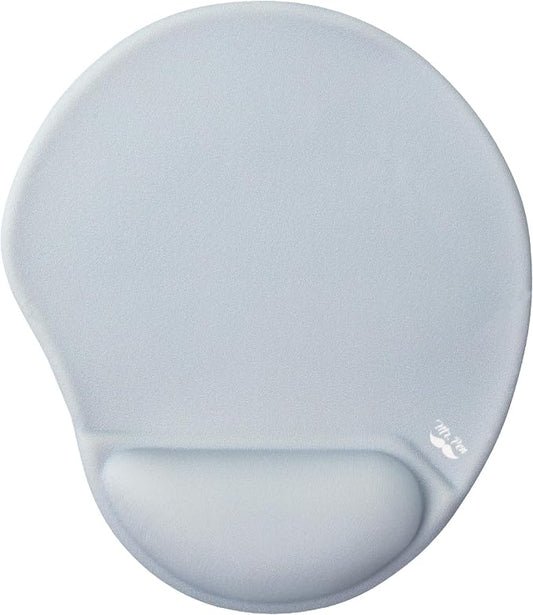 Mr. Pen- Ergonomic Mouse Pad with Wrist Rest, Light Gray Breathable Fabric with Memory Foam Cushion, Non-Slip Rubber Base, Gel Mouse Pad with Wrist Support