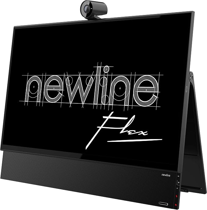 Newline Flex, 27" All-in-One Desktop Monitor, Interactive Touch Monitor for Videoconferencing, Whiteboard and Collaboration for Work from Home (Zoom, Google Meet, Microsoft Teams, Webex Ready)