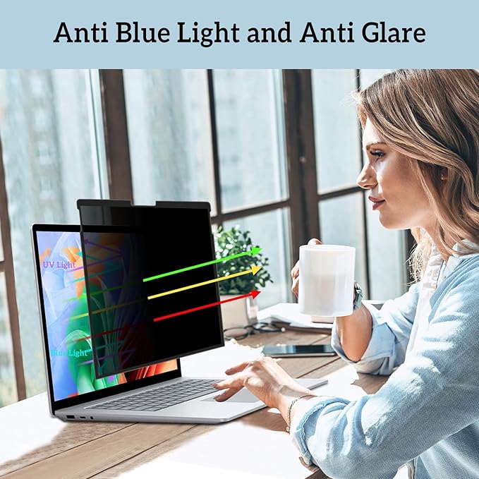 ZOEAGG Removable & Reusable Privacy Screen for Surface Laptop Studio 14.4 inch,Easy Installation/Anti-Spy/Anti-Glare/Anti Blue Light,Microsoft Surface Laptop Studio 2 Privacy Screen Protector