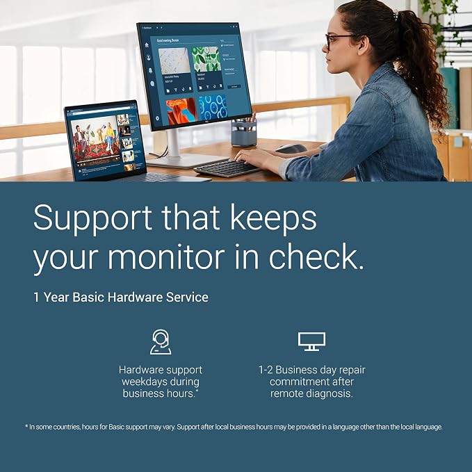 Dell 24 Monitor - SE2425HM - 23.8-inch Full HD (1920x1080) 16:9 100Hz Display, IPS Panel, 16.70 Million Colors, Anti-Glare, 1 HDMI / 1 VGA Port, TÜV Rheinland 3-Star*, Comfortview Plus - Black