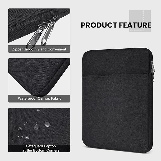 13 Inch Laptop Sleeve for Apple 2026 New MacBook Neo 13-inch Laptop with A18 Pro chip A3404, Water-Resistant Protective Travel Carrying Case with Accessory Pocket
