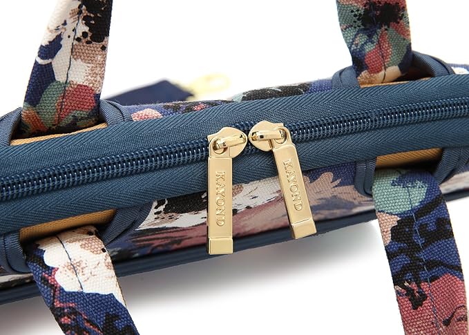 kayond Watercolor Orchid Patten water resistant Laptop Shoulder Messenger Bag Case Sleeve for 12 Inch 13 Inch Laptop,Laptop Briefcase