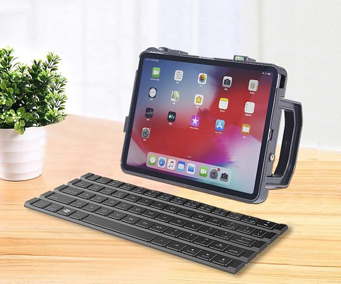 MegaMount Multimedia Rig Case Video Stabilizer for Apple iPad Air 10.5 inch [3rd Gen 2019 Only] Attach Lenses, Lights, Microphones. Great for Live Conferencing, Video Recording, Mounts on Tripods