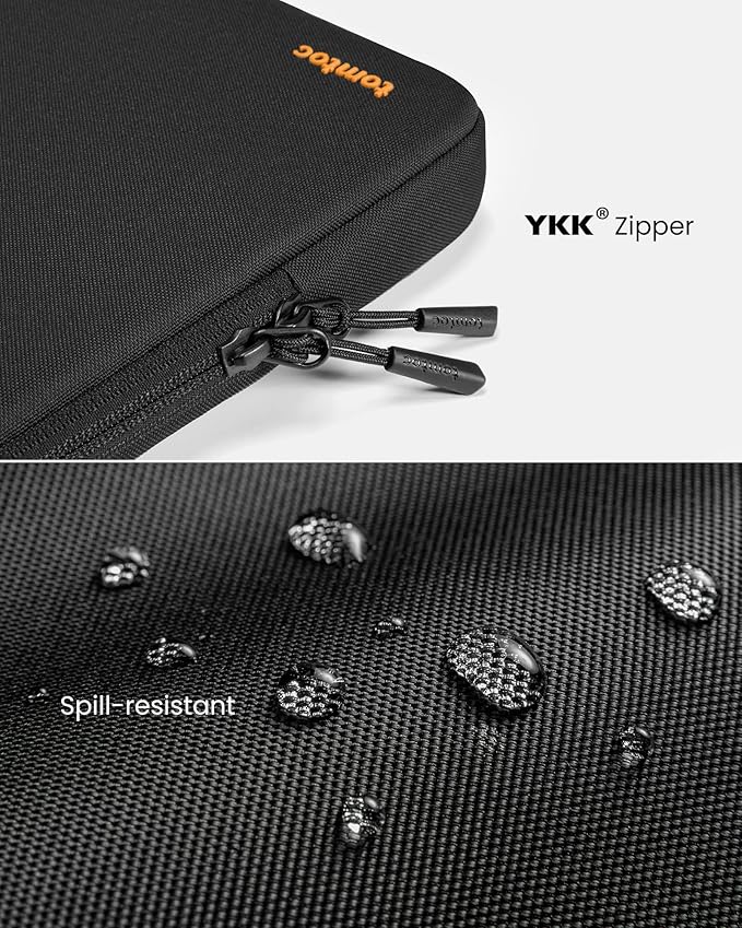 tomtoc 360° Protective Laptop Sleeve for 14-inch New MacBook Pro M5 Pro/Max (2026) A3426 A3427 A3434 M4/M3/M2/M1 A3112 A3401 A3185, Water-Resistant Laptop Case Fits Dell XPS 14 & 13.8" Surface Laptop