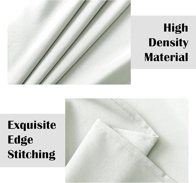 Sugargirl 8FTX10FT Ivory Screen Backdrop Background for Photography, Polyester Photo Backdrop for Photoshoot, Party, Video and Television (1 Panel)