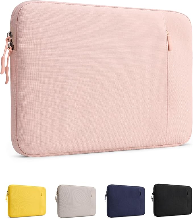 ProCase Laptop Sleeve for MacBook Neo 13 inch 2026 (Model A3404, A18 Pro), Protective Case with Soft Lining, Slim Travel Sleeve with Pocket for Accessories, Tailored for MacBook Neo 13” -Blush