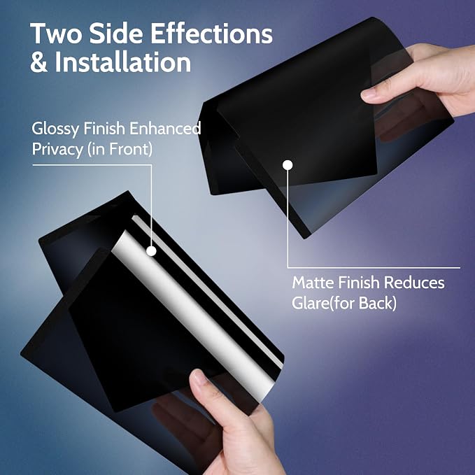 [1 Pack] Twugs Laptop Privacy Screen 15.6 Inch, for 16:9 Aspect Ratio Laptop Screen Privacy Shield, Anti-Glare & Blue Light Filter | Removable Privacy Shield | Screen Protector
