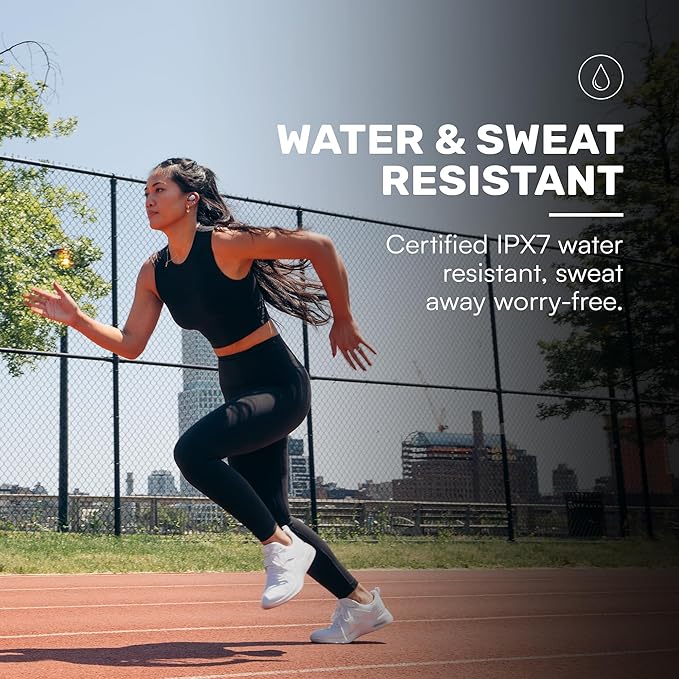 Raycon Fitness Bluetooth Wireless Earbuds + Microphone with Active Noise Canceling, Sweat & Water-Resistant Earphones, Running Headphones, Ear Buds Wireless Bluetooth 56 Hours Playtime (Green)