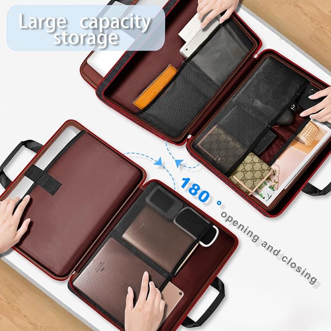 ZINZ Expandable Laptop Case 15.6 Inch Sleeve, Protective Carrying Case Compatible with MacBook Neo 16", MacBook Pro 16"/15.4", Dell XPS 16" and Most 15" 15.6" 16" Notebook，B01RD01