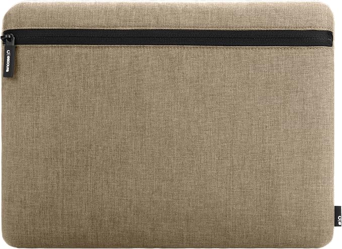 Incase 13-inch Laptop Carry Zip Sleeve - Sea Blue, Polyester, Protecting Laptops During Travel or Transport, Cover for Laptops (Dark Taupe)