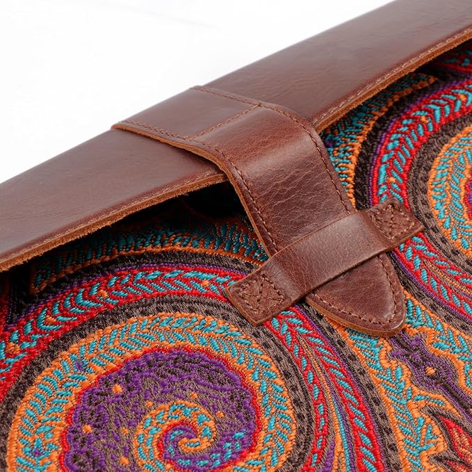 Londo Leather Sleeve Compatible with MacBook Pro 14 & Air 13-13.3 Inch (M5, M4, M3, M2, M1, Pro, Max) & iPad Pro 12.9, Premium Top Grain Leather Laptop Bag, 2020 to 2026 Models