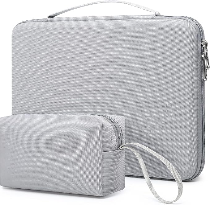 HYZUO 13.3-14 Inch Hard Shell Case Laptop Sleeve for MacBook Pro 14 M5/M4/M3/M2/M1 Pro/Max A3426 A3427 2026-2021, MacBook Pro/Air 13, Dell Pro 13/14 Premium, 13.8"-13" Surface Laptop, Rock Gray