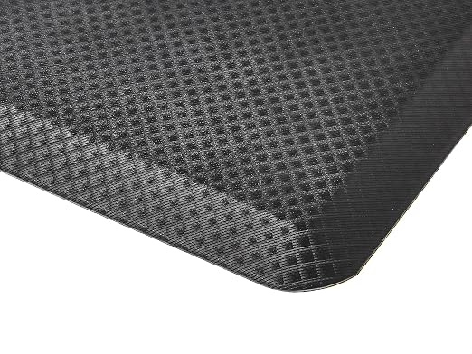 Amazon Basics 3/4" Rectangular Durable Anti-Fatigue Supportive Comfort Standing Mat, 32" x 20", Black