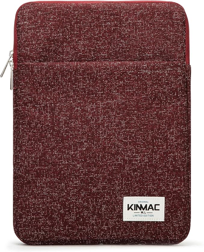 Kinmac 360° Protective Vertical Laptop Sleeve Case Cover Bag (Snow Wine, 13.5 inch-14 inch)