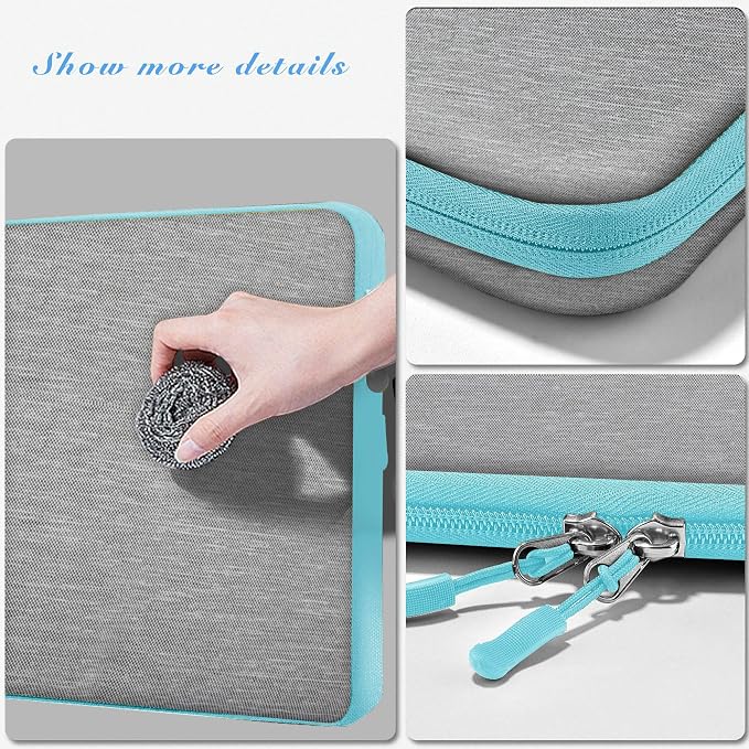 Hseok Laptop Case 13.3-14 Inch Sleeve, Water-Resistant Computer Bag Compatible with MacBook Neo/Pro 14" M5/M4/M3/M2/M1 and All 13.3" Mac Air/Pro, XPS 14 and Most Popular 13.3"-14" Notebook，L02G02