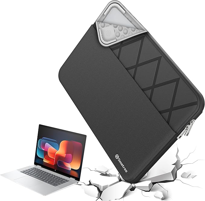 Smatree 16.1 inch Laptop Sleeve for HP OMEN Gaming Laptop 16/16t/16z, 16 inch Case with Accessory Pocket, YKK Zipper, Patented Super Corner Design (E601)
