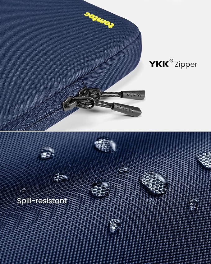 tomtoc 360° Protective Laptop Sleeve for 14-inch New MacBook Pro M5 Pro/Max (2026) A3426 A3427 A3434 M4/M3/M2/M1 A3112 A3401 A3185, Water-Resistant Laptop Case Fits Dell XPS 14 & 13.8" Surface Laptop