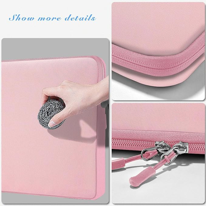 Hseok Laptop Case 13.3-14 Inch Sleeve, Water-Resistant Computer Bag Compatible with MacBook Neo/Pro 14" M5/M4/M3/M2/M1 and All 13.3" Mac Air/Pro, XPS 14 and Most Popular 13.3"-14" Notebook，P01K01