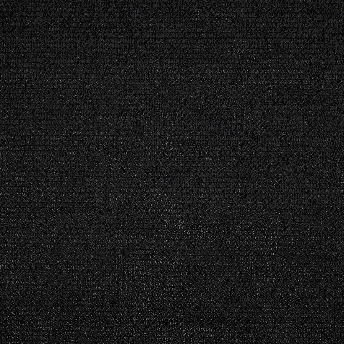 Amazon Basics Privacy Screen Fence for Outdoor Patios, Pools, Balconies, Weather-Resistant, 3 x 10 ft, Black, 1-Pack