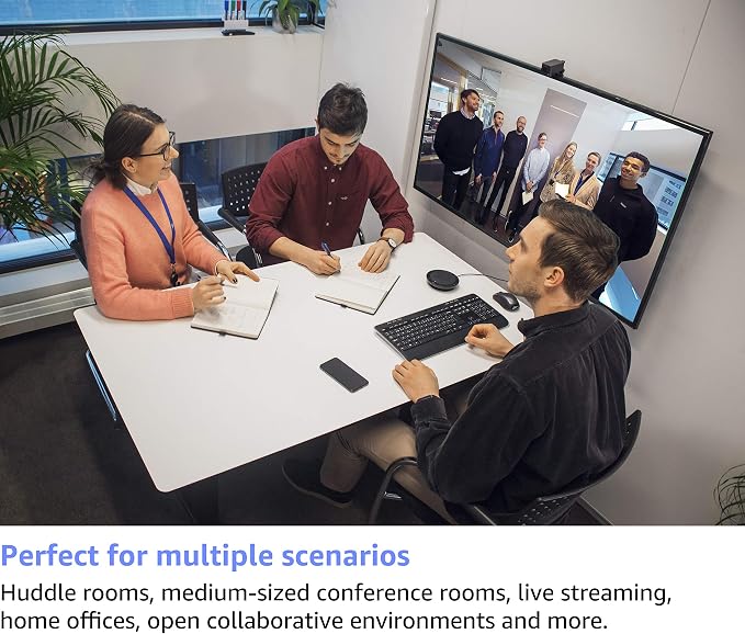 Huddly GO Work from Home Kit - USB Video Conferencing Camera with 150-Degree View and 4X Digital Zoom