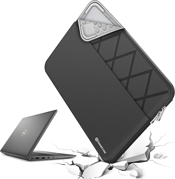 Smatree 15.6 inch Laptop Sleeve for DELL Inspiron 15/Vostro 15 3520/3530/3535,Latitude 5550/5540/3540/3550,Precision 3570/3581/3571/3580/3591/3590,Pro 15 Essential Laptop PV15250/PV15255 Case (E602)