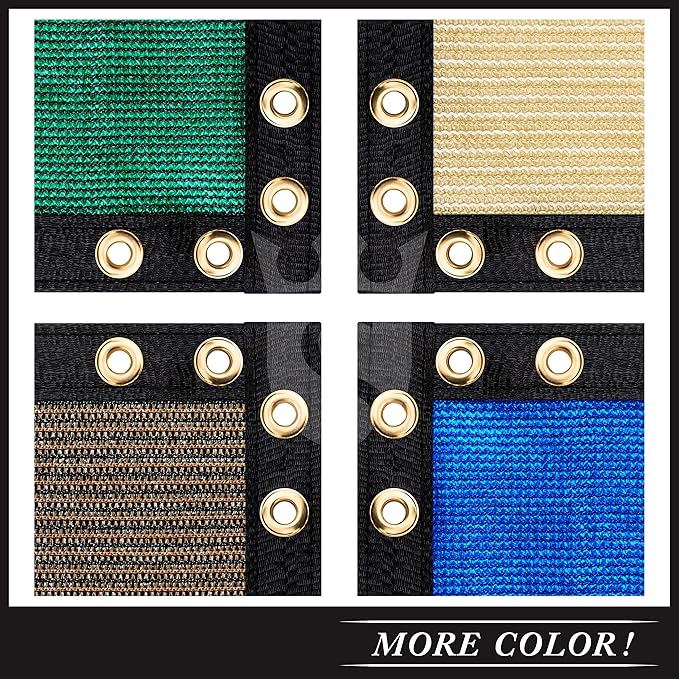 Royal Shade Custom Size 4' x 66' Black Fence Privacy Screen Windscreen Cover Netting Mesh Fabric Cloth - Cable Zip Ties Included (We Make Custom Size)